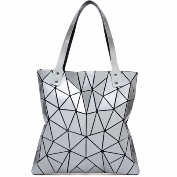 Trendy Jewels Handbags - 🔥Unique Trendy Geometric Tote Silver